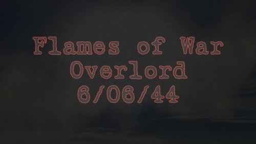 Flames of War: Overlord